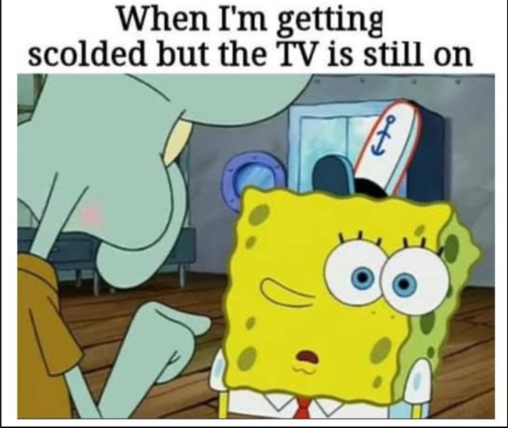 Title is distracted by the TV - meme