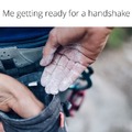 Cursed handshake