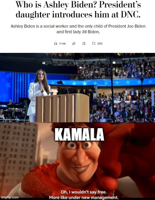 From the DNC convention - meme