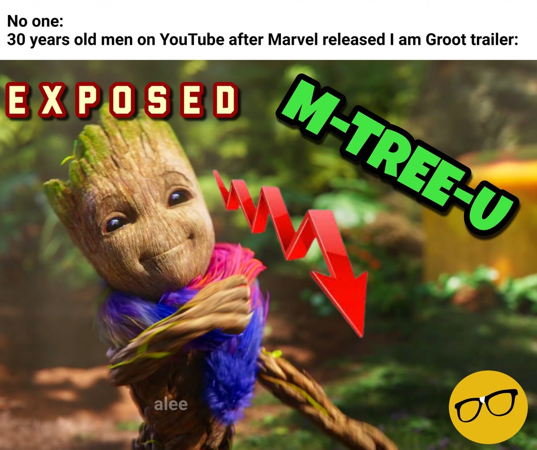 After the release of I am Groot series - meme