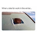 I refuse to work in the winter