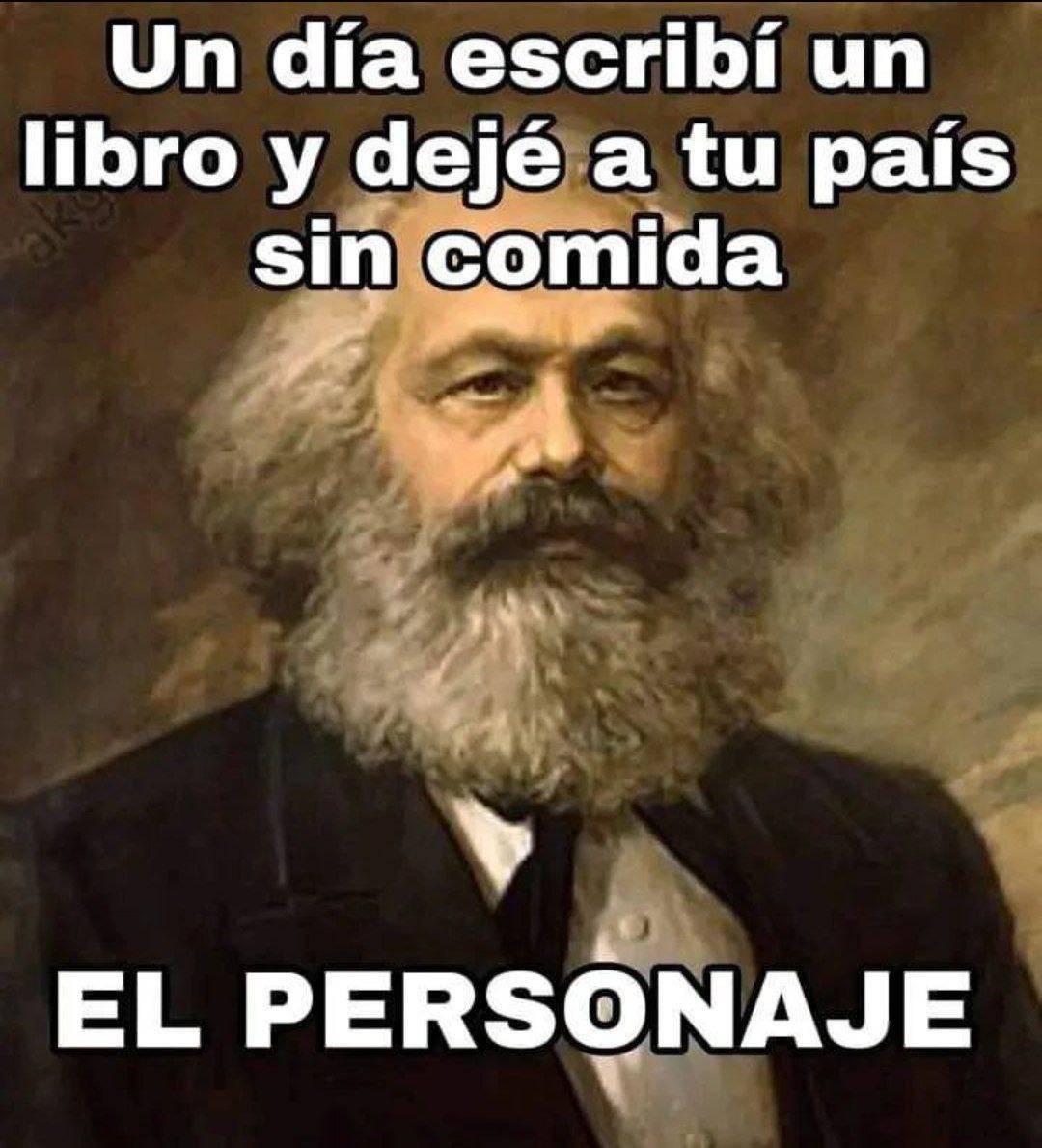 Karl Marx el personaje - meme