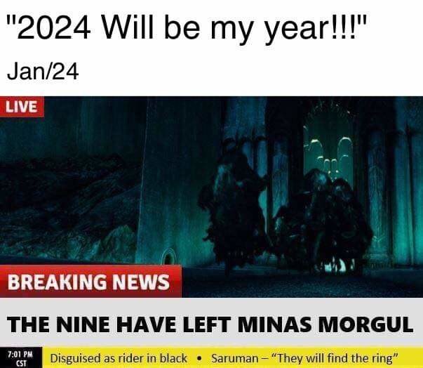 2024 is not my year - meme