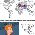 2066 americanos colocaram onde acham q fica a Ucrânia