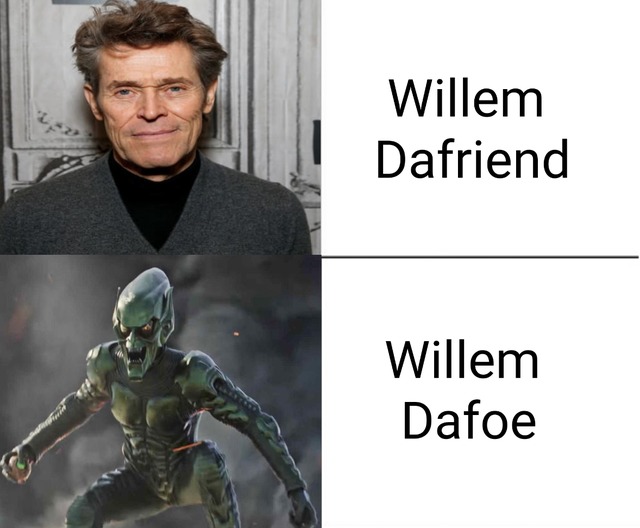 Willem Dafriend, Willem Dafoe - meme