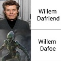 Willem Dafriend, Willem Dafoe