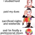 professional clown
