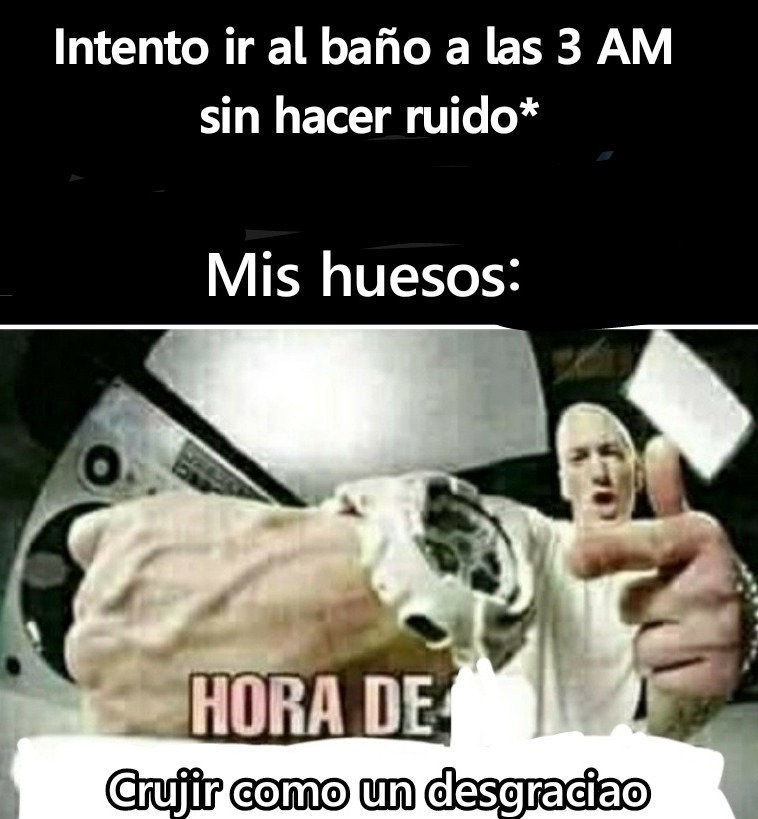 Esqueleto el musical - meme