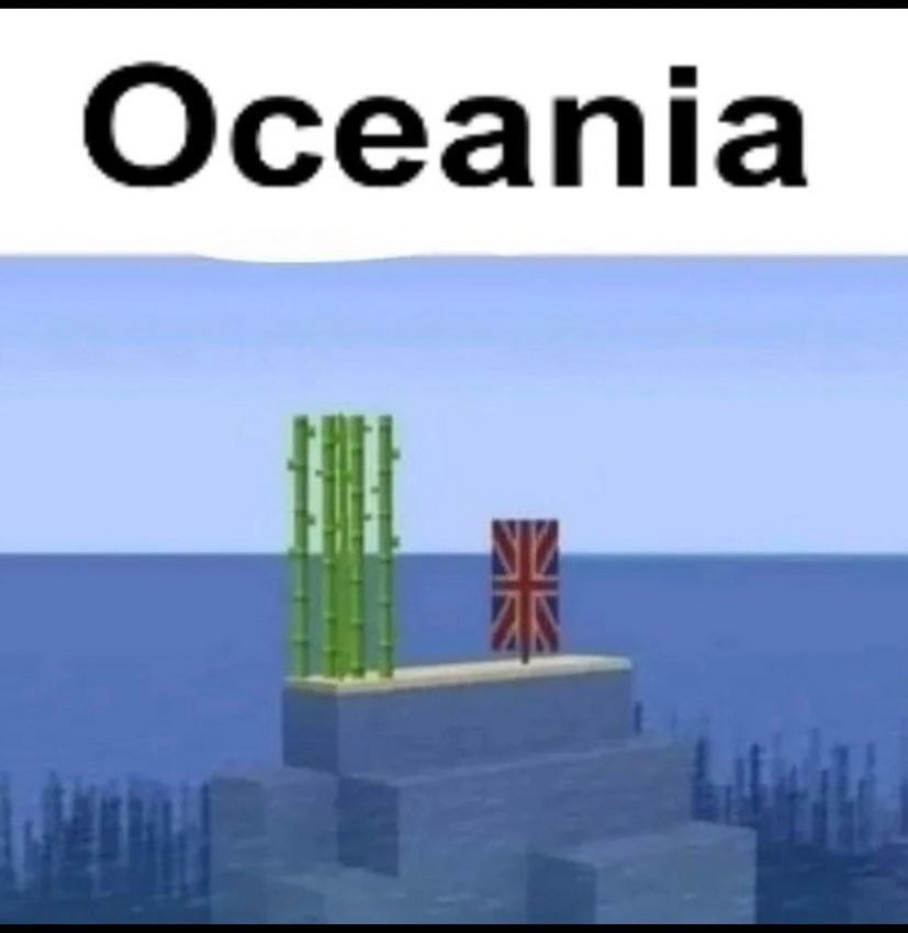 Oceanía - meme