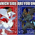 Pokemon shit also reshiram is clearly superior (because white is right) jk jk