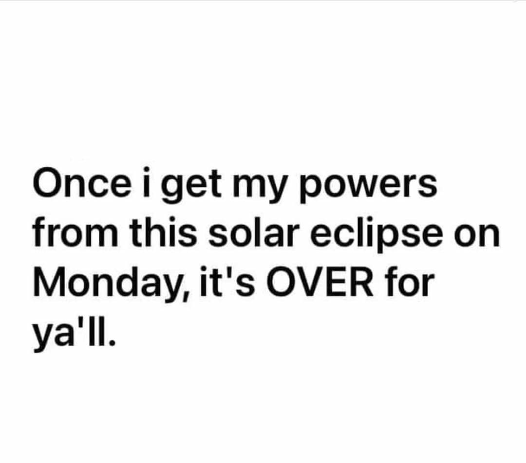 Solar eclipse - meme