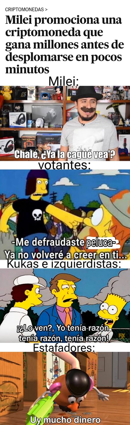 Tremendos momazos se están haciendo con la noticia xddddddd - meme