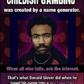 He looks just like Donald Glover /s