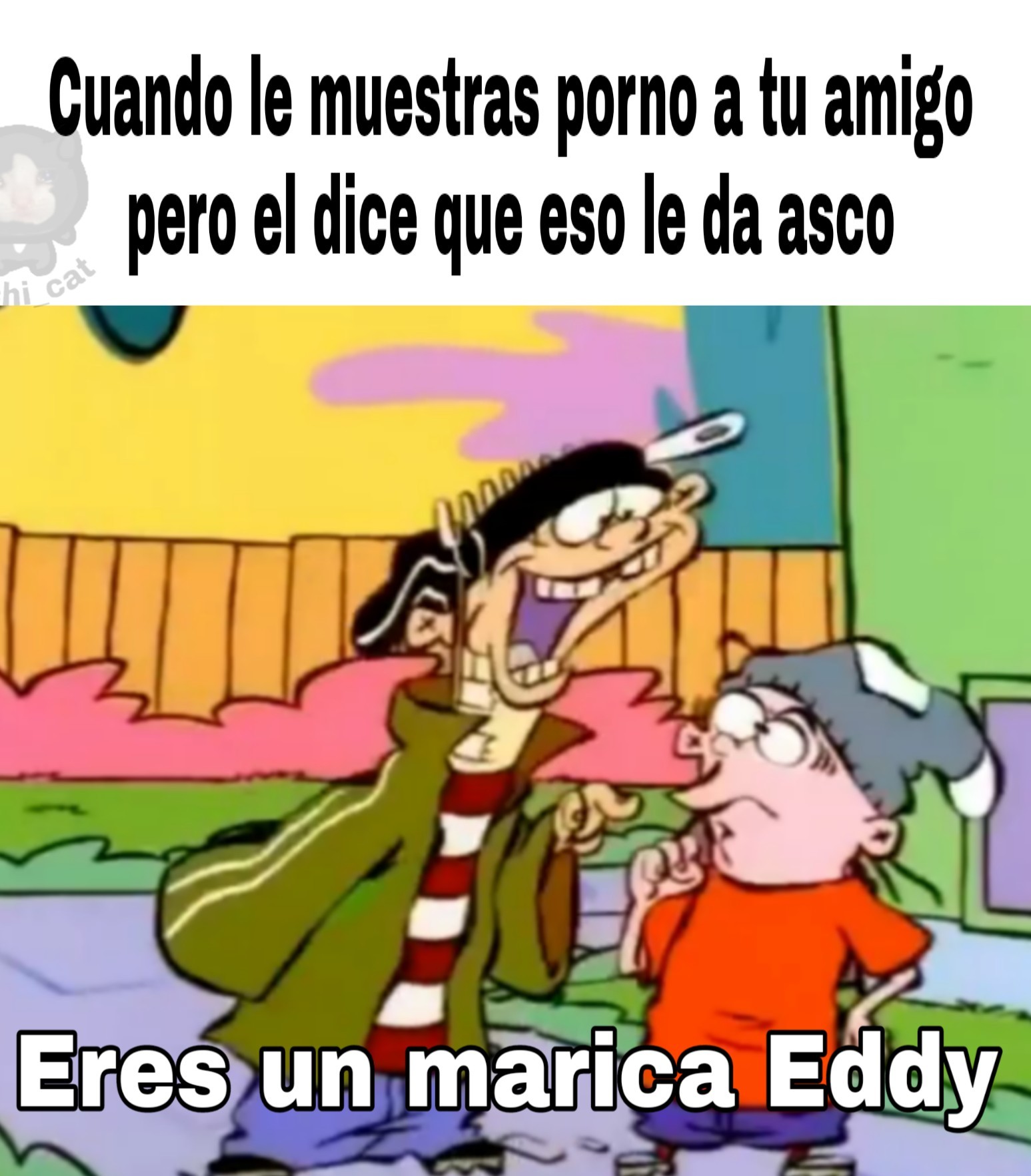 Edd dice eso en la versión español latino XD - meme
