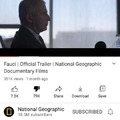 I don't think I've ever seen a YouTube video with a higher dislike-to-like ratio than Fauci's new documentary...