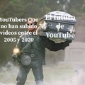 Contexto: YouTube recientemente anunció que iba a quitar toda cuenta que no estuviese activa por desde hace dos años