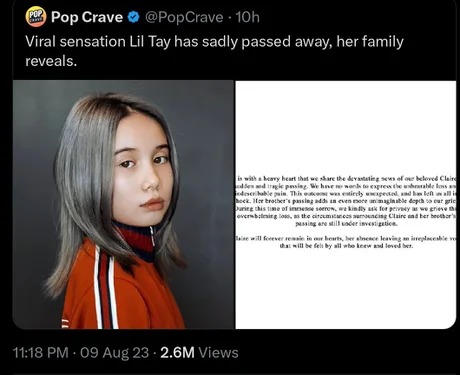 lil tay hacked announcement