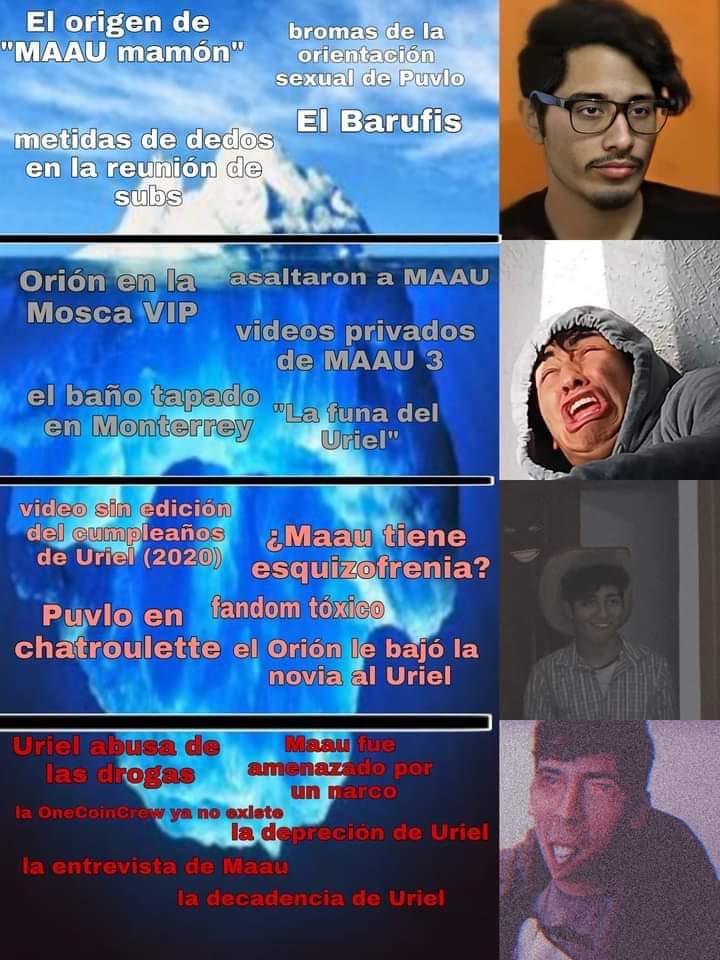 El iceberg Del Mariscos - meme