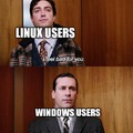 Linux vs Windows users