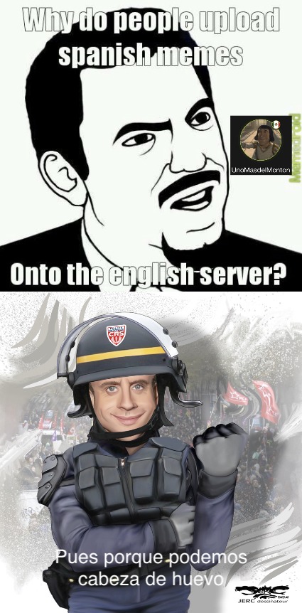 Pinches jotos los del server inglés - meme