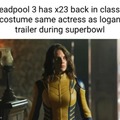 Deadpool 3 trailer at the Super bowl meme