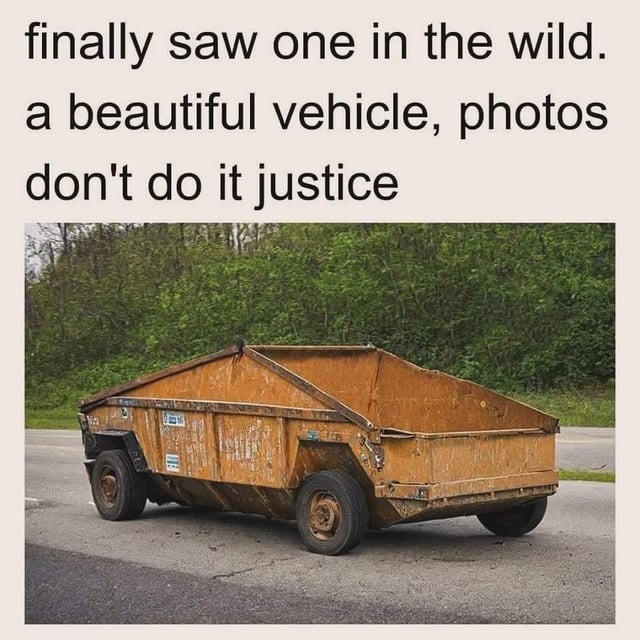 Vehicle in the wild - meme