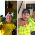 Hulk e Neymar