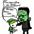 Frankenstein's Creature and Link