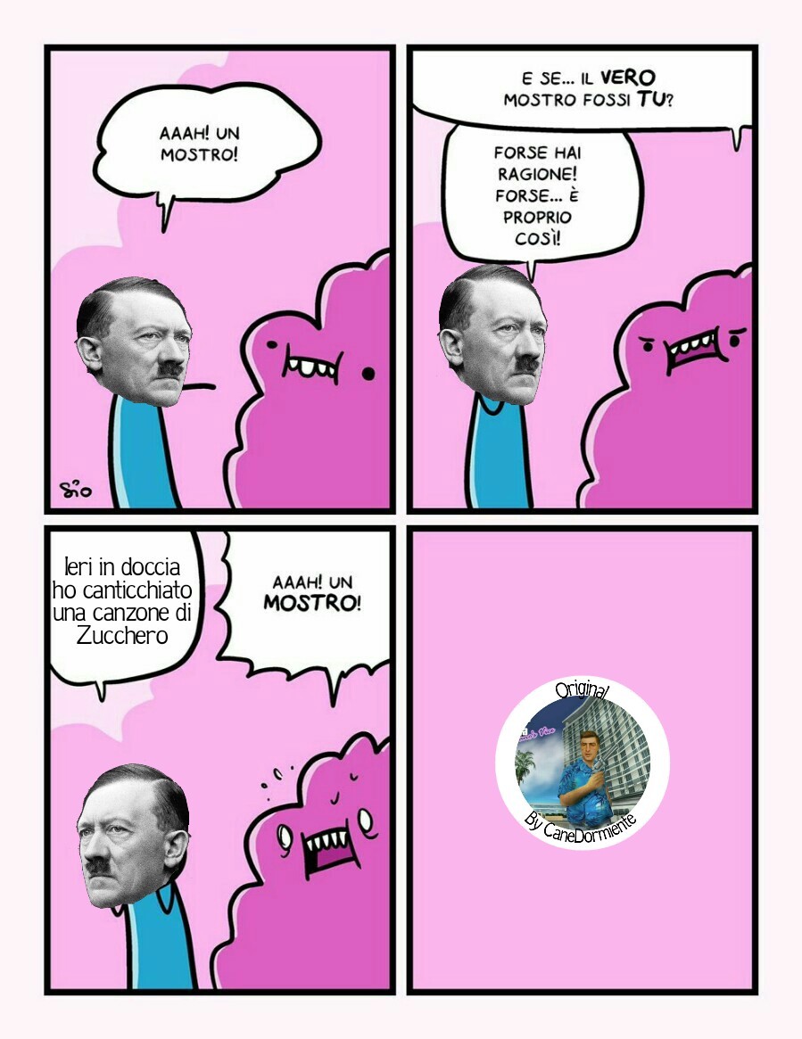 Spero che capiate perché ho messo la faccia di Hitler - meme