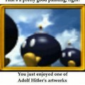 Hitler is good painter
