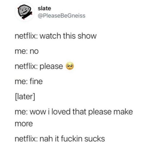 Netflix. - meme