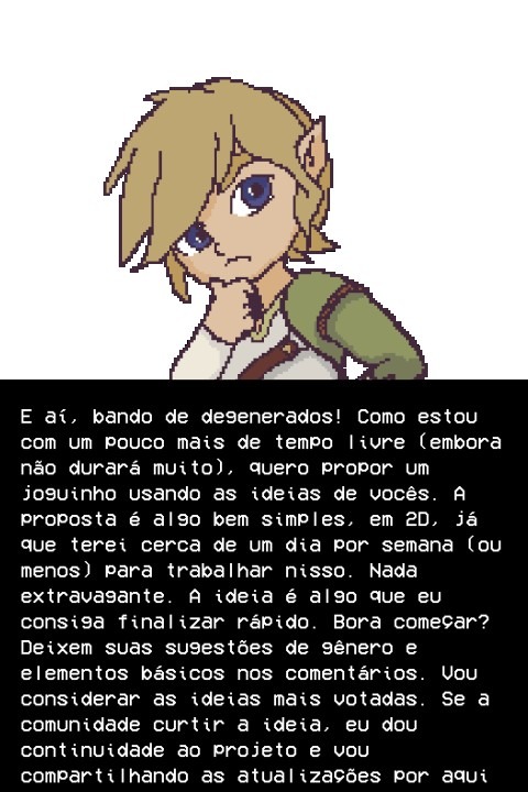 Mesmo que a comunidade aprove, existe a possibilidade de eu simplesmente sumir e ter que abandonar o projeto por falta de tempo. Enfatizo novamente que a ideia é ser algo simples. - meme