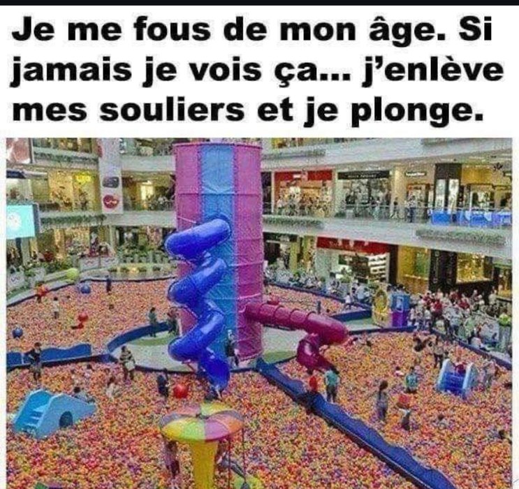 si je vois ça j’enlève mes shoes et je plonge direct - meme