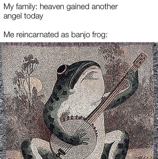 bango frog - meme