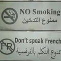 No hables francés