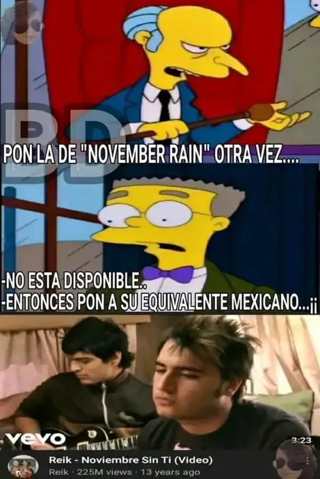 November rain - meme