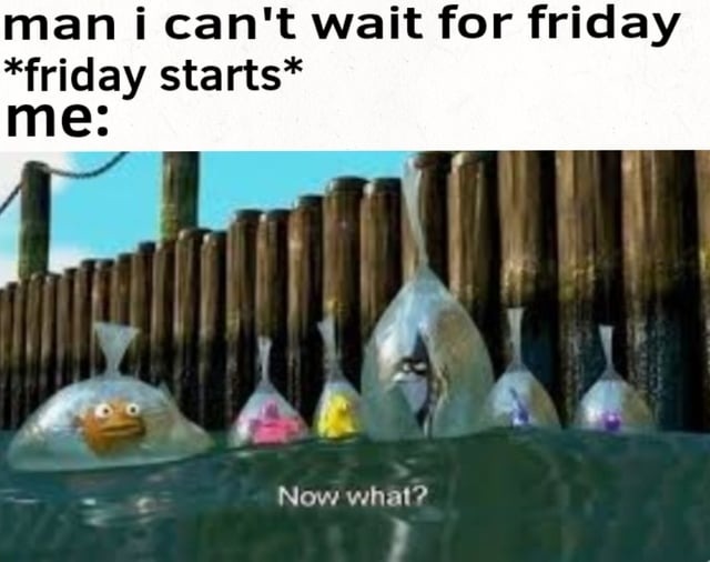 Can't wait fro Friday - meme