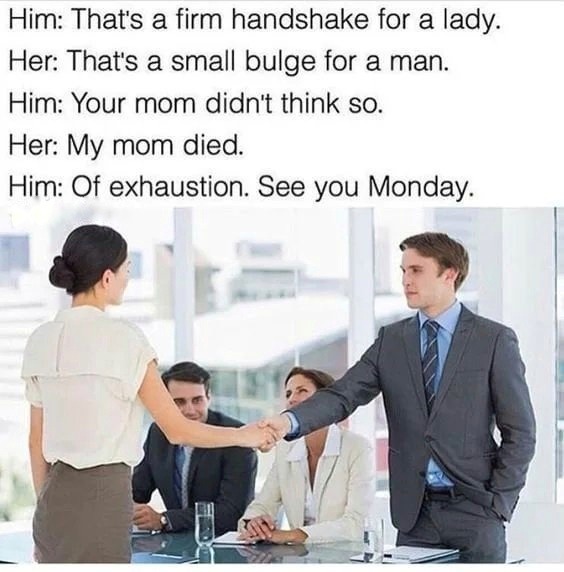 Job interview - meme