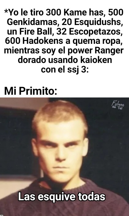 Tremendo, lo máximo que podrías esperar de el era un empate - meme