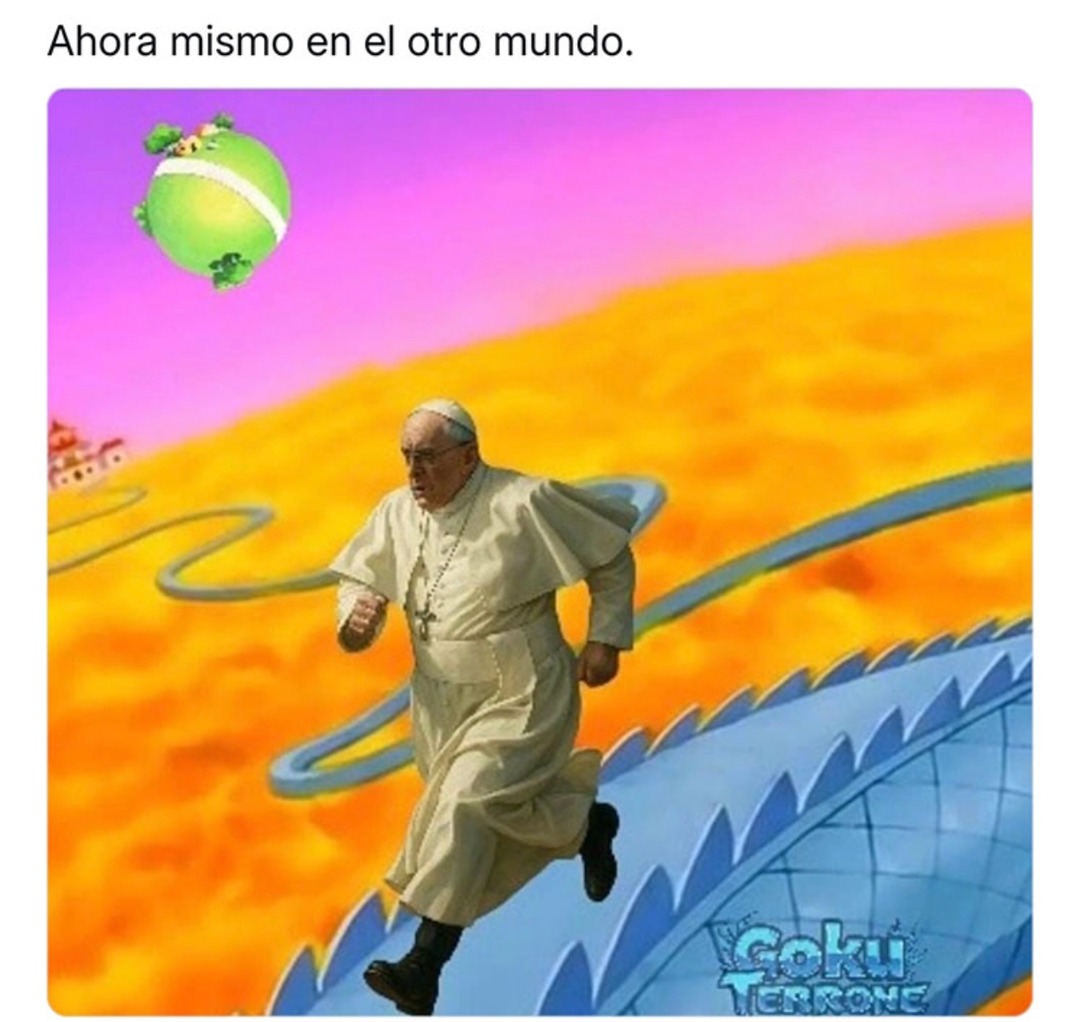 así están ahora mismo en el más allá bro - meme