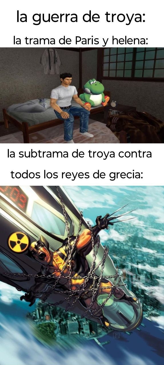 El título se fue de pesca - meme