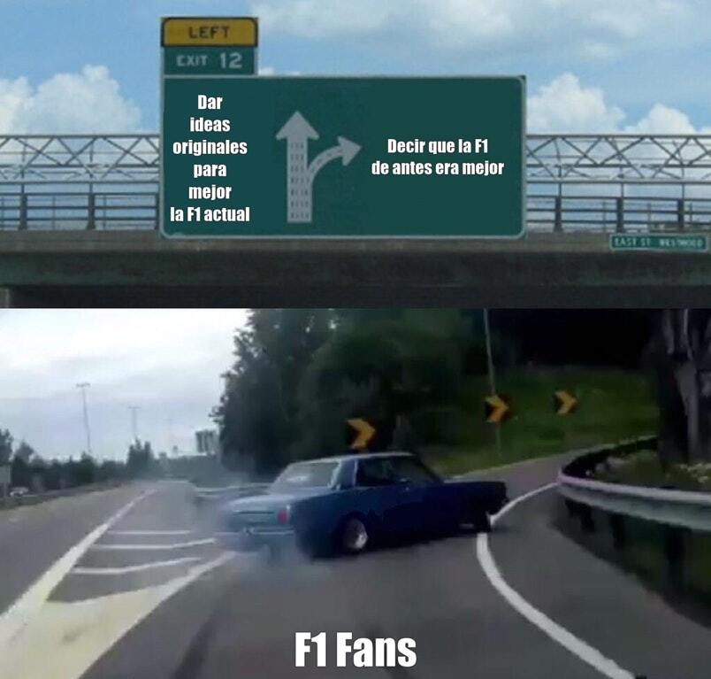 F1 fans - meme