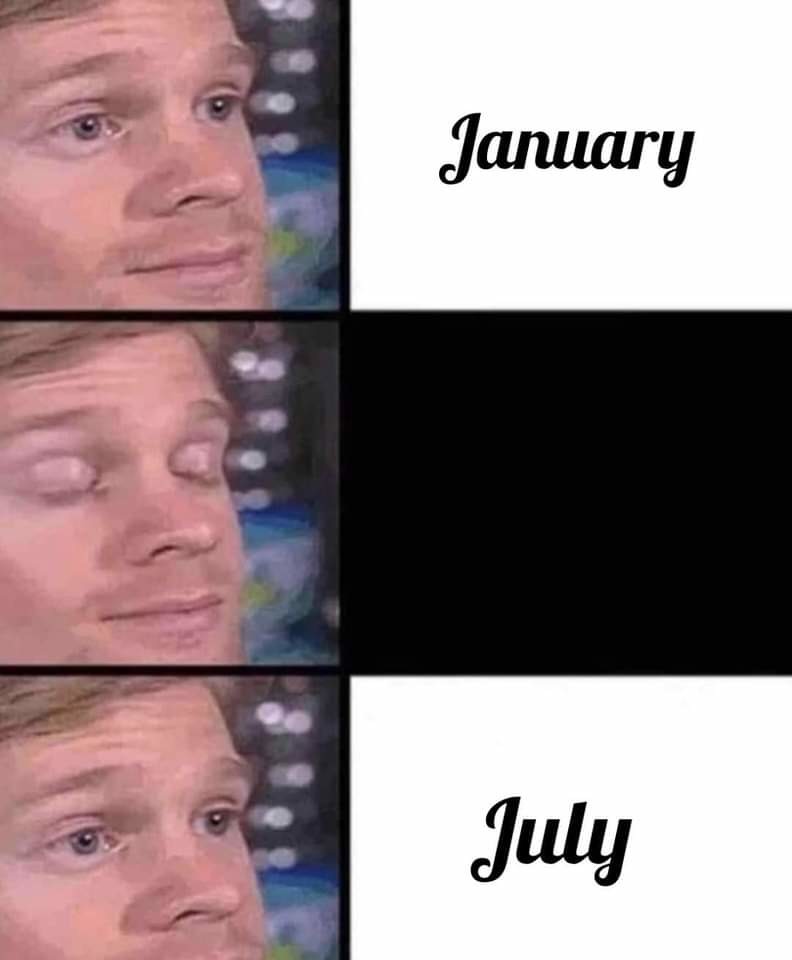 How tf are we already in July? - meme
