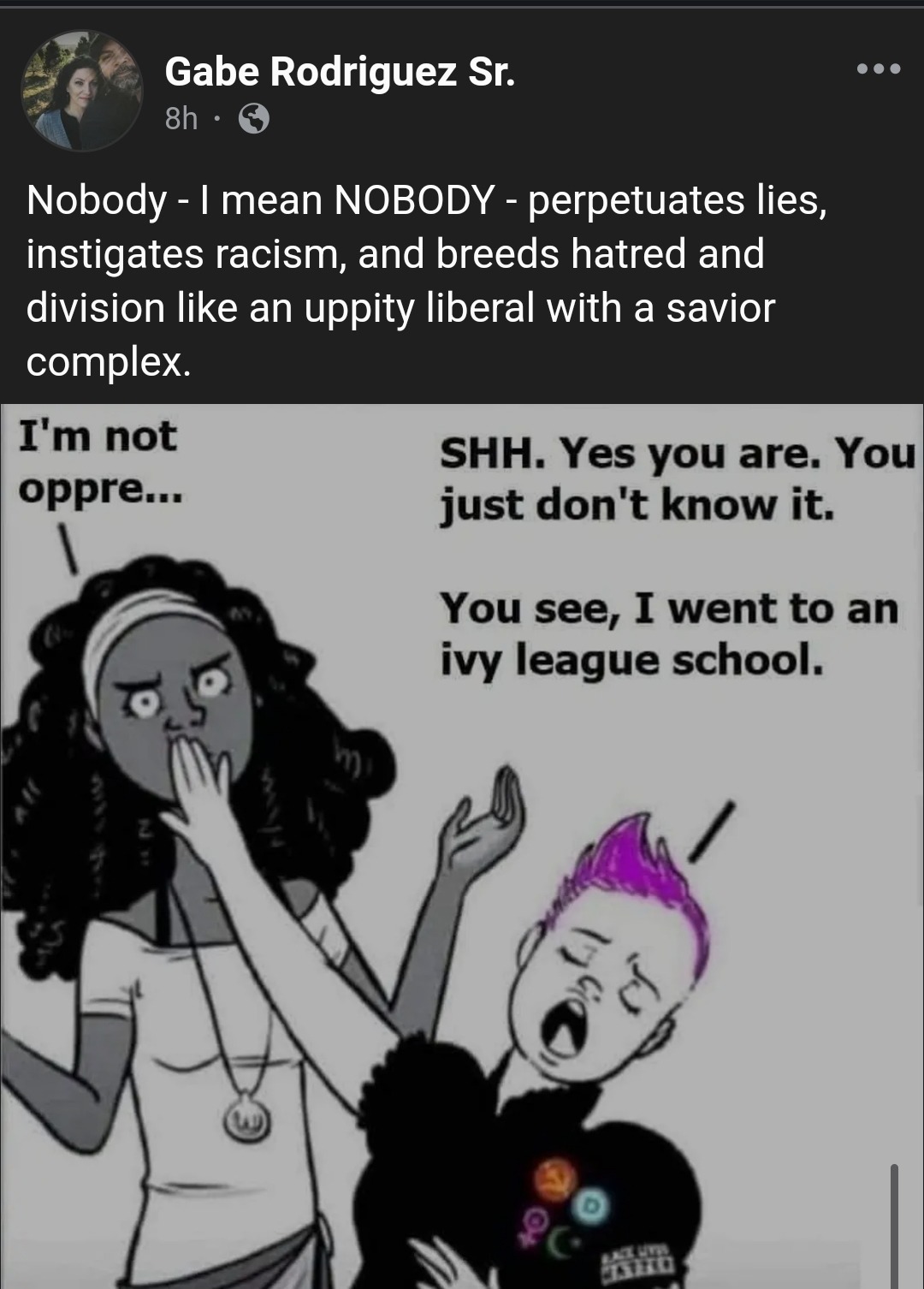 Some of you are former liberals and it shows - meme