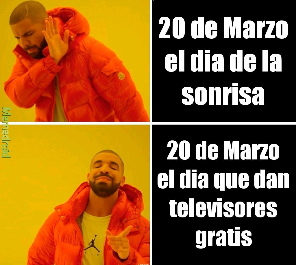 Ayer era 20 de marzo - meme