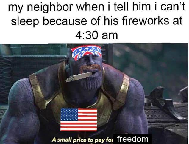 Wishing my American bros a happy independence day - meme