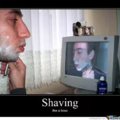 Shaving like a boss