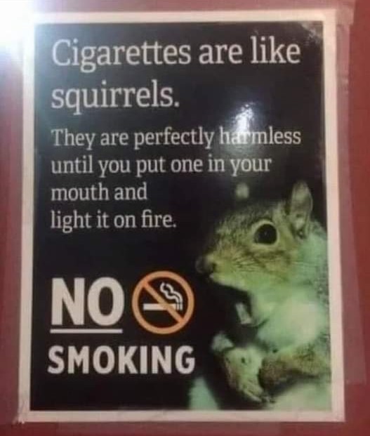 No smoking - meme