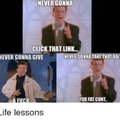 Life lessons