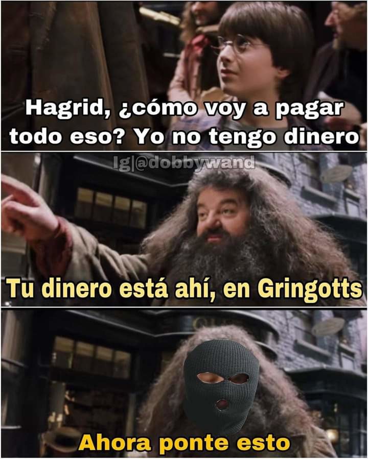 Hagrid en modo Brayan - meme